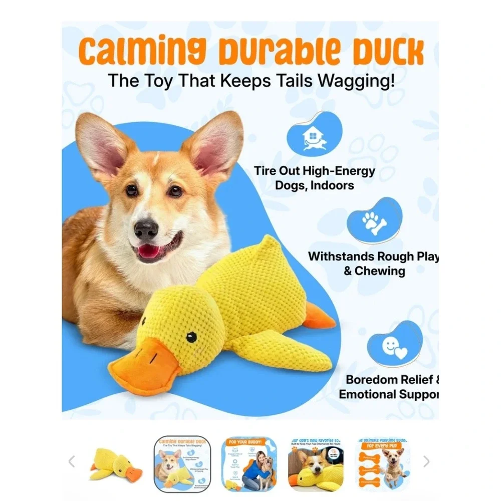 The Calm Pet Ultimate Tough Toy Bundle Set Of 3 Squeeker Calming Tough Dog Toys